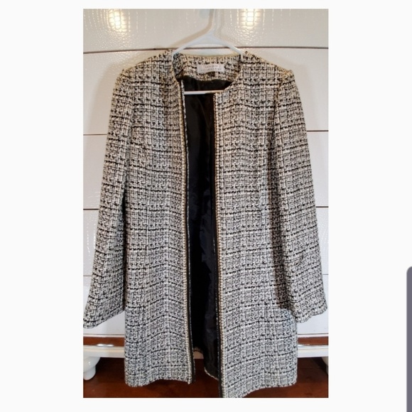 Tahari Woman Jackets & Blazers - Tahari Arthur S. Levine Boucle Coat